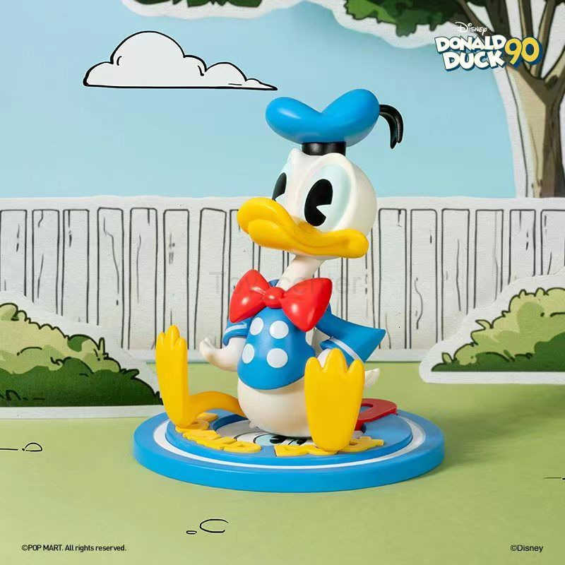 Disney POPMART Donald Duck 90th Anniversary Series Blind Box Bubble Mart Cute Ornament Trendy Toy Figurine H251025