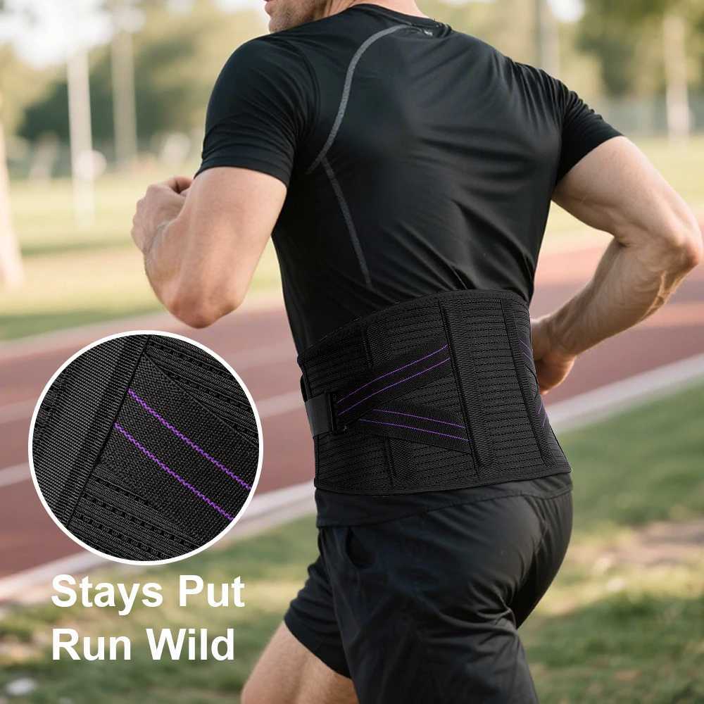 Waist Brace Support BeltLumbar Support Back Brace for Back Pain Adjustable Support Straps Lower Back Brace for Men and Women Y251025
