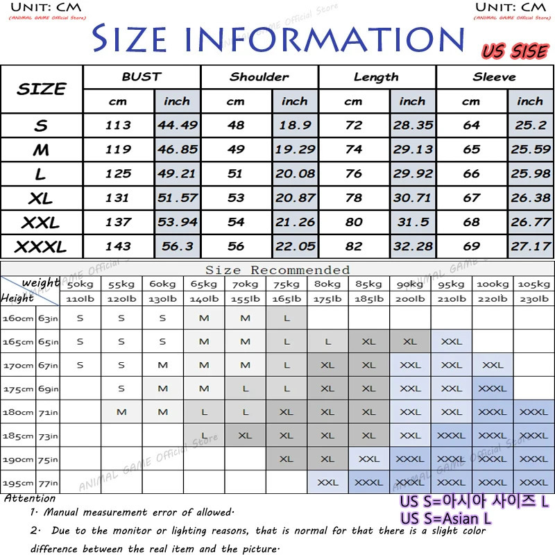 Animal Game Hoodies for Men Heavyweight Fleece Sweatshirt Full Zip Up Thick Sherpa Lined Hooded Jacket Casual Thick Sweatshirts 251023CJ