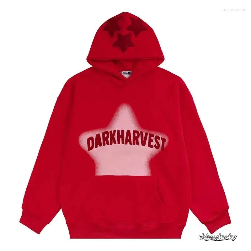 Men's Hoodies Spring Hip-Hop Street Graffiti Hoodie For Men Clothes Women Retro Casual Sports Couple Ddmylucky