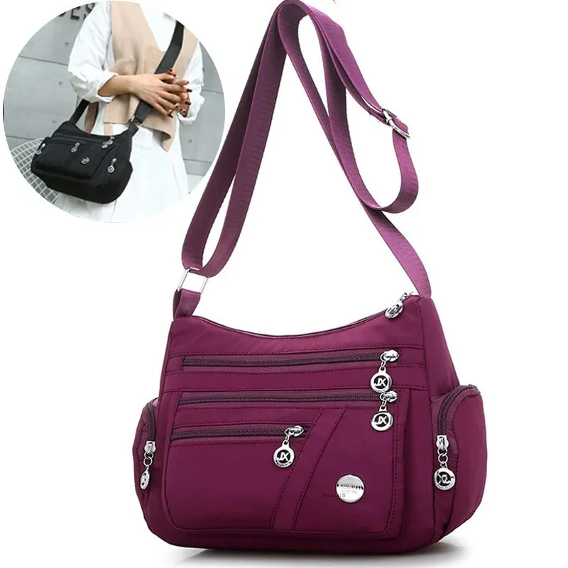 Loveontop Crossbody for Women Waterproof Tote Casual Nylon Purse Handbag Lightweight Messenger Bag 251018