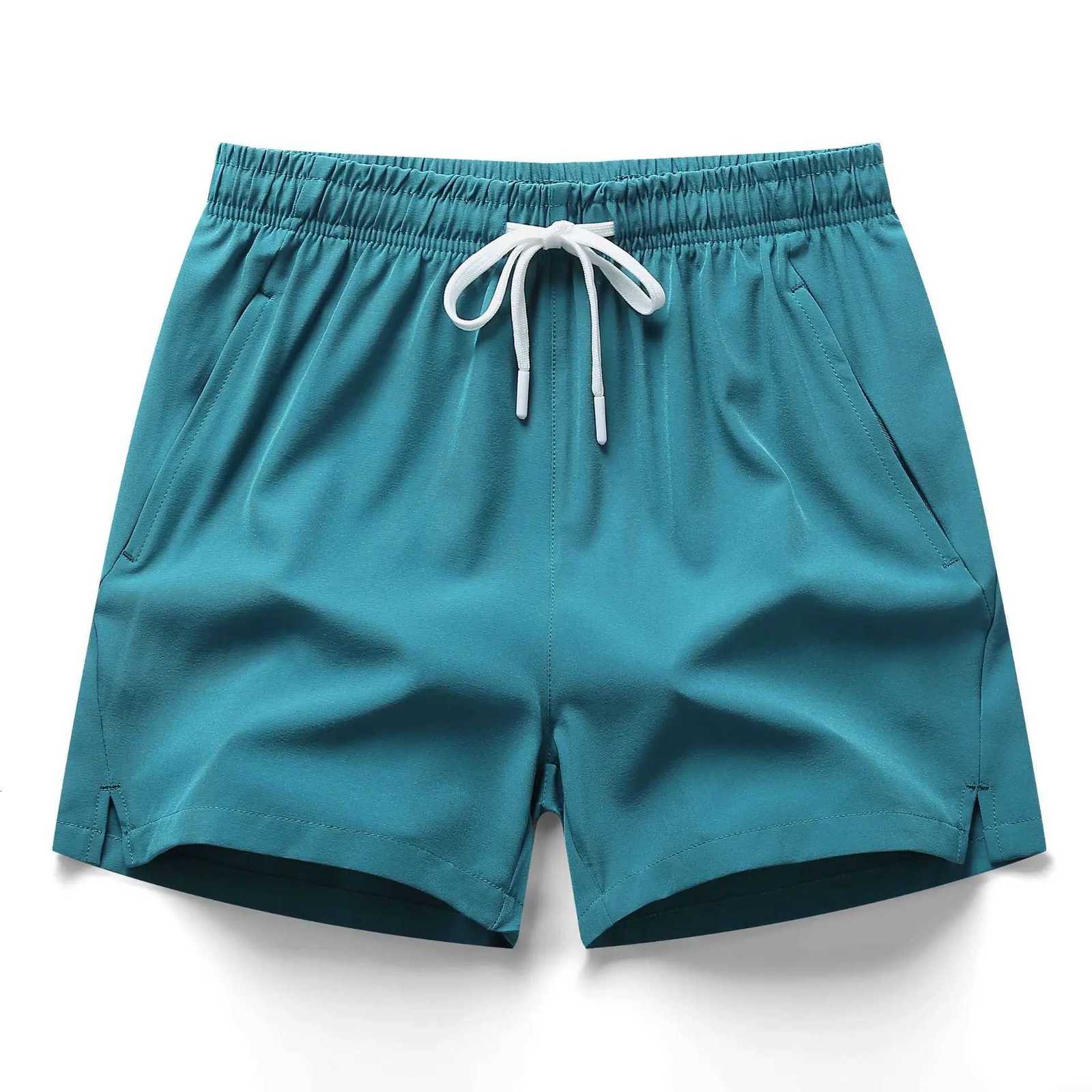 2025 New summer Mens Sports Sweatpants casual Shorts Pockets Basic Solid Color Lightweight Pants Jogging Beach Shorts MenXJ251025