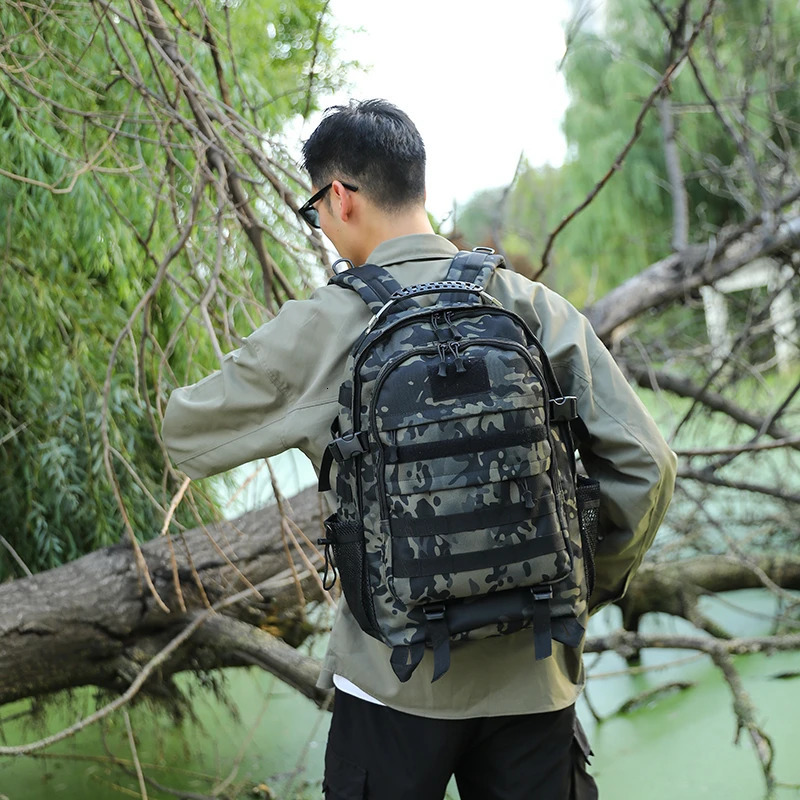 Large Capacity Hiking Backpack Multiple Compartments for Outdoor Adventures Camping and Traveling Travel Backpack 251021