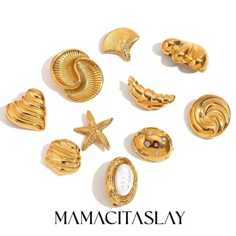 MamacitaSlay Stylish Starfish Heart Moon Fishtail Womens brooch Lapel pins friends gifts for women Tarnish Free Jewelry J251115