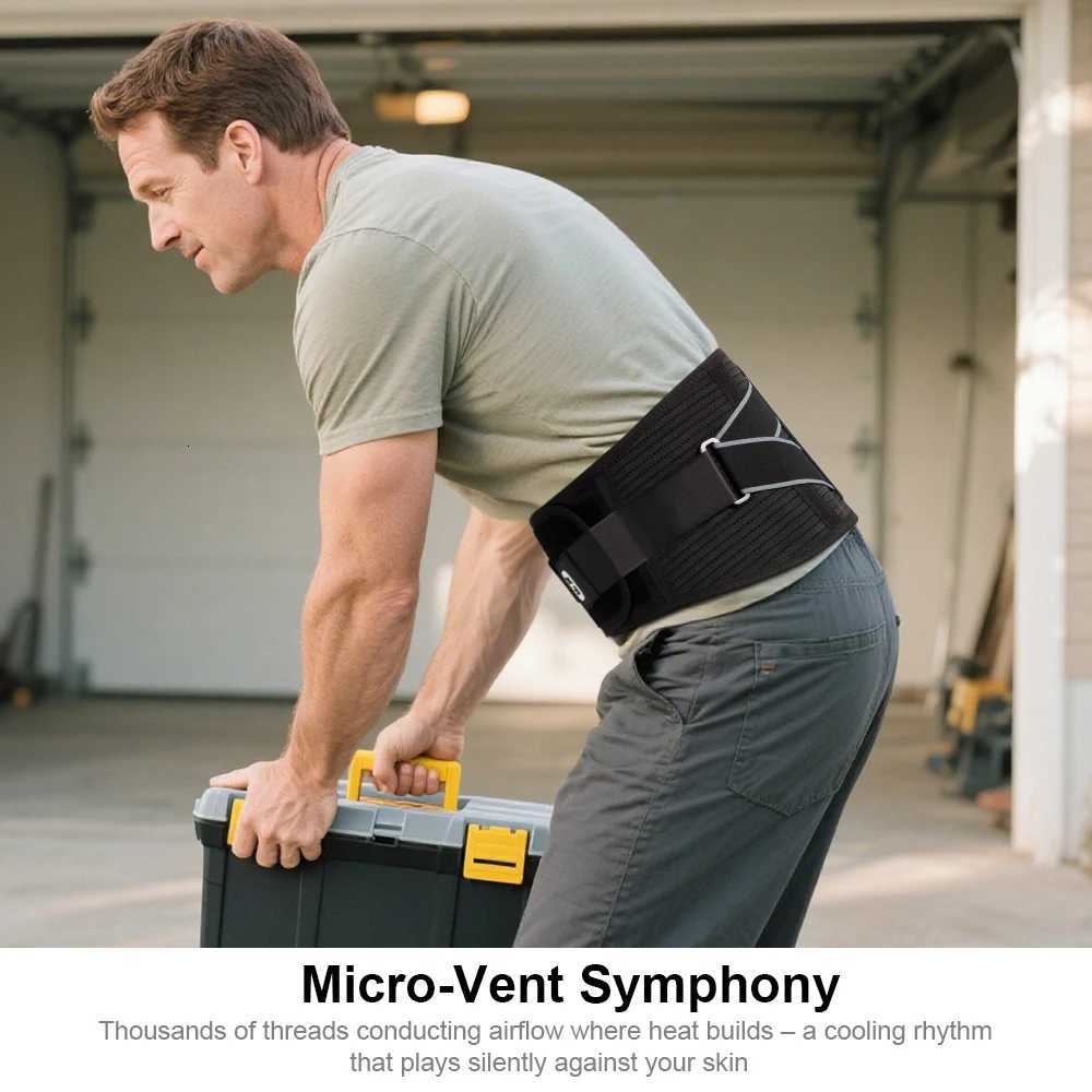 Lumbar Support Back Brace for Back Pain Sciatica ScoliosisHerniated Disc Adjustable Support StrapsLower Back Brace Men Women Y251025
