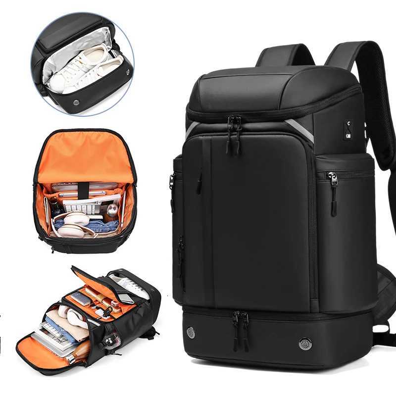 Men travel backpack large capacity trekking Backpack Business 17 Inch Laptop Backpack 50L Hiking fashion Backpack With shoe bag W251025