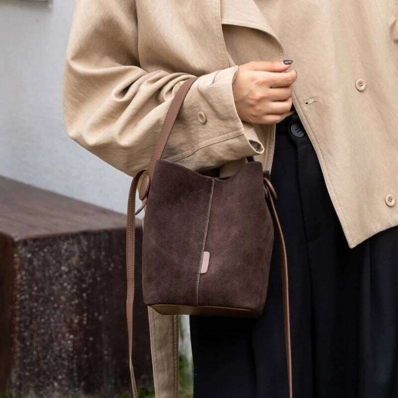 Jonlily Women Genuine Leather Shoulder Female Handbag Totes Casual Crossbody Bucket Daybag Commuter Bag Purse -Kg2069 251025