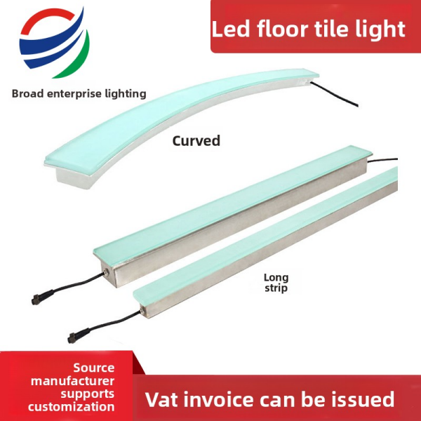 Outdoor LED Floor Tile Light, Waterproof Recessed Ground Light with Stainless Steel Housing, Square Landscape Lighting for Patio, Deck, Pathway Decora