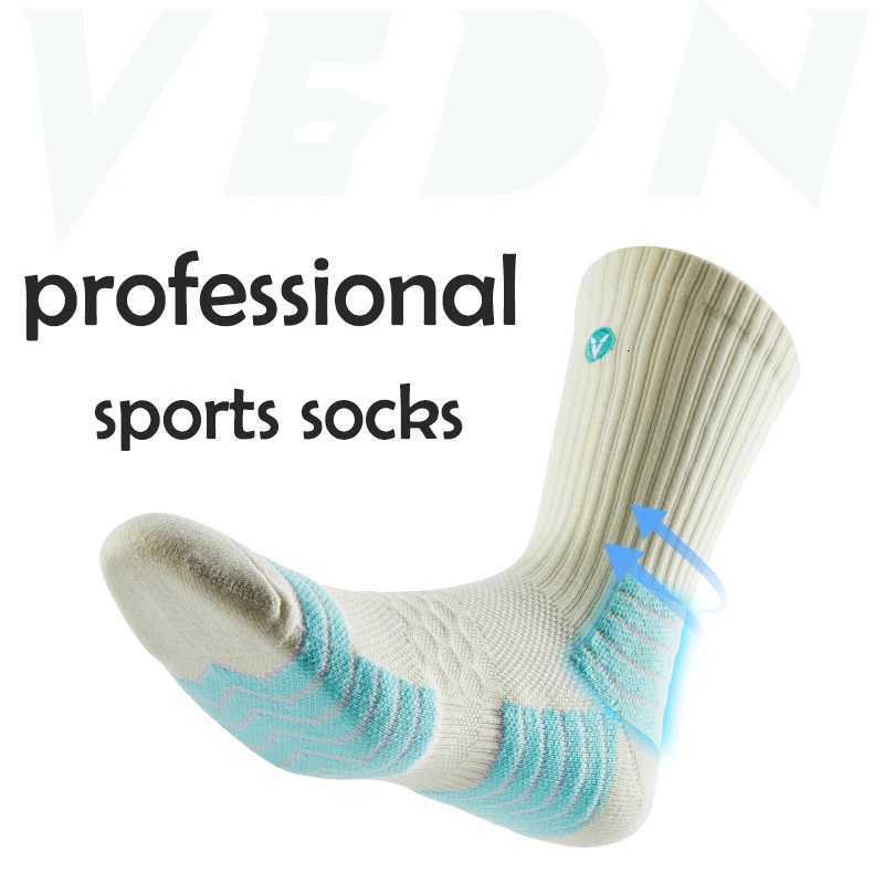 High Quality Professional Brand Sport Socks Breathable Basketball Socks Outdoor Sports Racing Cycling Socks Footwear Y251024