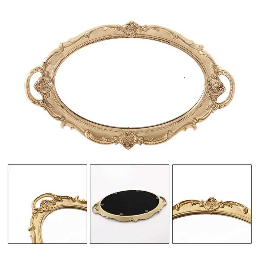 Elegant Vanity Tray with Handles for Per and Jewelry Display Y251025