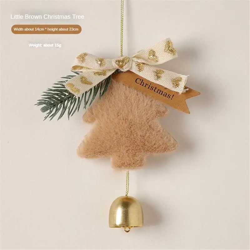 Plush Christmas Tree Decorate Bells Nordic Style Christmas Tree Decoration Xmas Hanging christmas Gift Christmas Home Decoration C251024