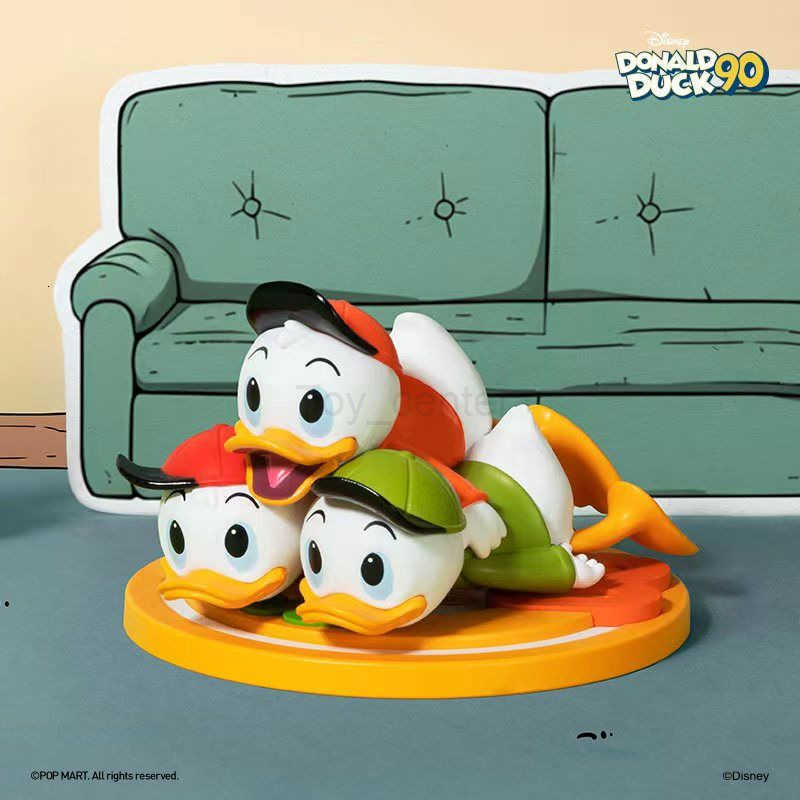Disney POPMART Donald Duck 90th Anniversary Series Blind Box Bubble Mart Cute Ornament Trendy Toy Figurine H251025