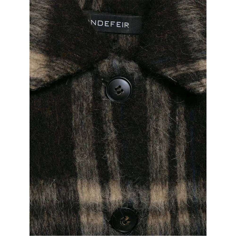 TFMLN Autumn New Women Plaid Jacket Fashion Elegant Long Sleeve Button Up Short Woolen Coat Female Winter Casual Outerwear