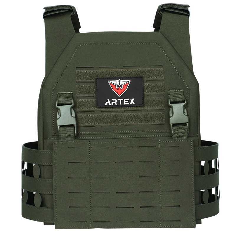 Artex Chaco Tactico Heavy Duty Plate Carrier Adjustab Lightweight Nylon Protective Tactical Vest with Mol Syst Y251022