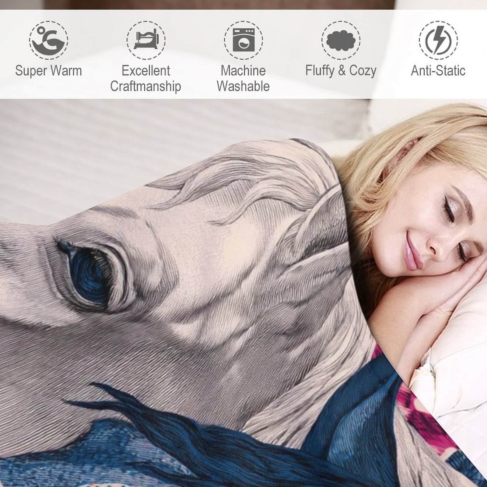 H Designer Horse blanket blanket throw cashmere vibration blanket copert Home Travel Throw Summer Air Conditioner Beach home bedding blankets throws H