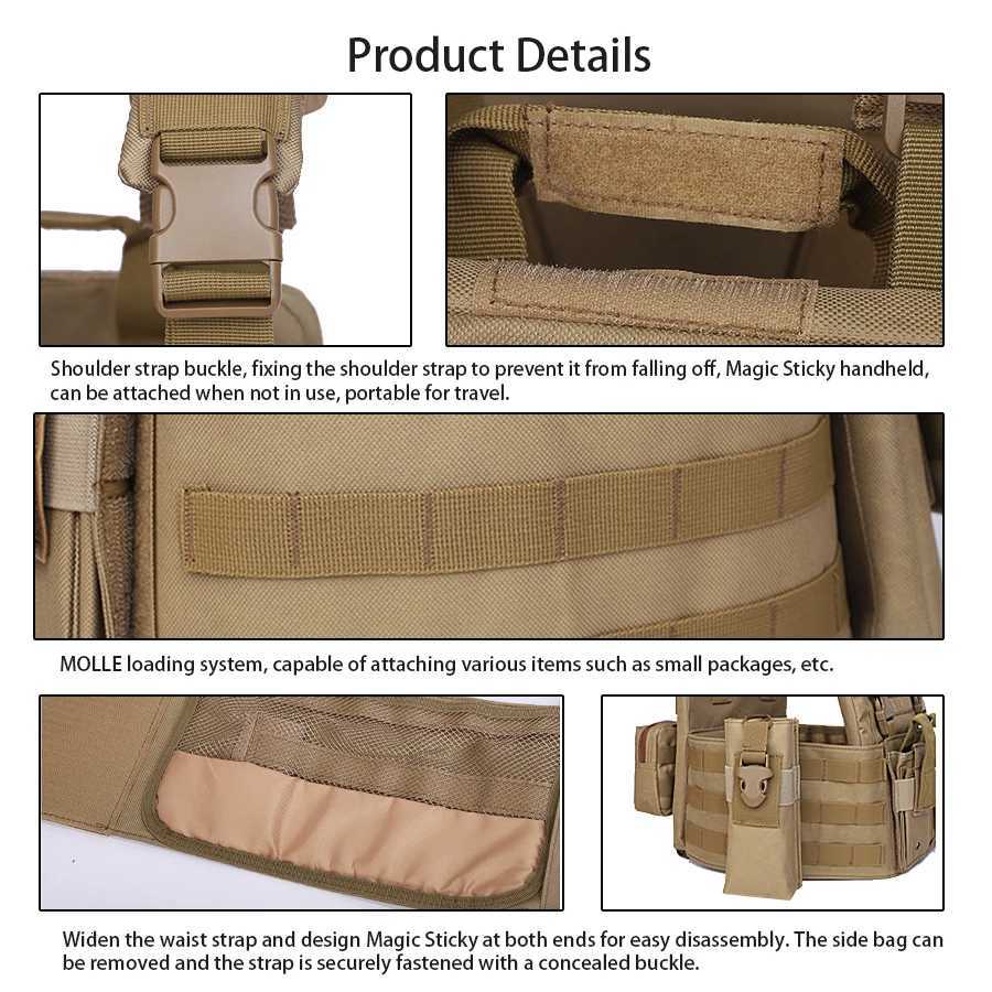 Trip equipment bag MOL security duty uniform detachab hunting vest Y251022