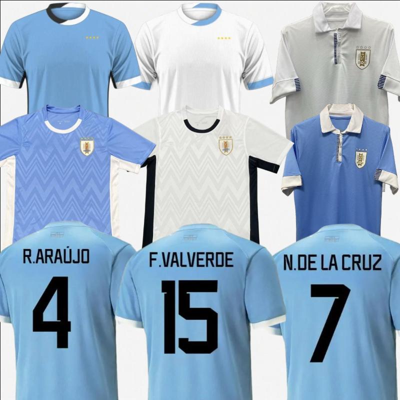 25 26 Uruguay Soccer Jerseys NUNEZ 2024 2025 2026 Suarez Ugarte Valverde ARAUJO Pellistri Bentancur Olivera Bueno Caceres Gimenez 24 25 Home Away football shirts