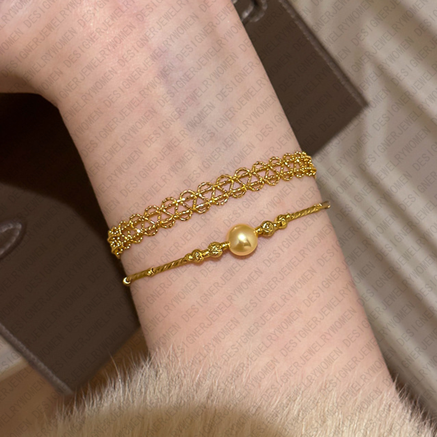 Designer Bracelet Bracelet for Women Lace Bracelets Wavy Bangle Satin Bangles Luxury Jewellery Designer for Women Elegant Romantic Minimalist Timeless