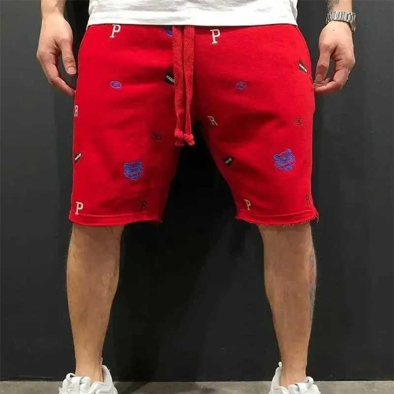 Mens casual shorts Men Cargo Shorts Relaxed Fit Breeches Bermuda sports Short Pants cotton Embroider Shorts Mens sweatpantsXJ251025