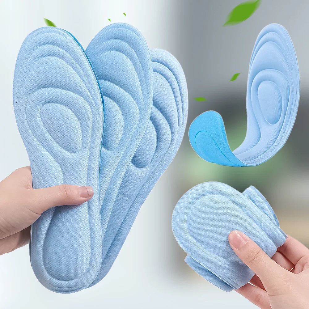 24pcs 5D Massage Memory Foam Insoles for Sport Running Shoes Sole Breathable Cushion Pads for Women Men Feet Orthopedic Insoles251020