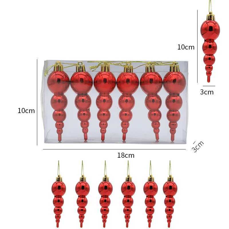 6pcs Christmas Decoration Christmas Tree Pendant Ornaments Props Christmas tree decoration C251024