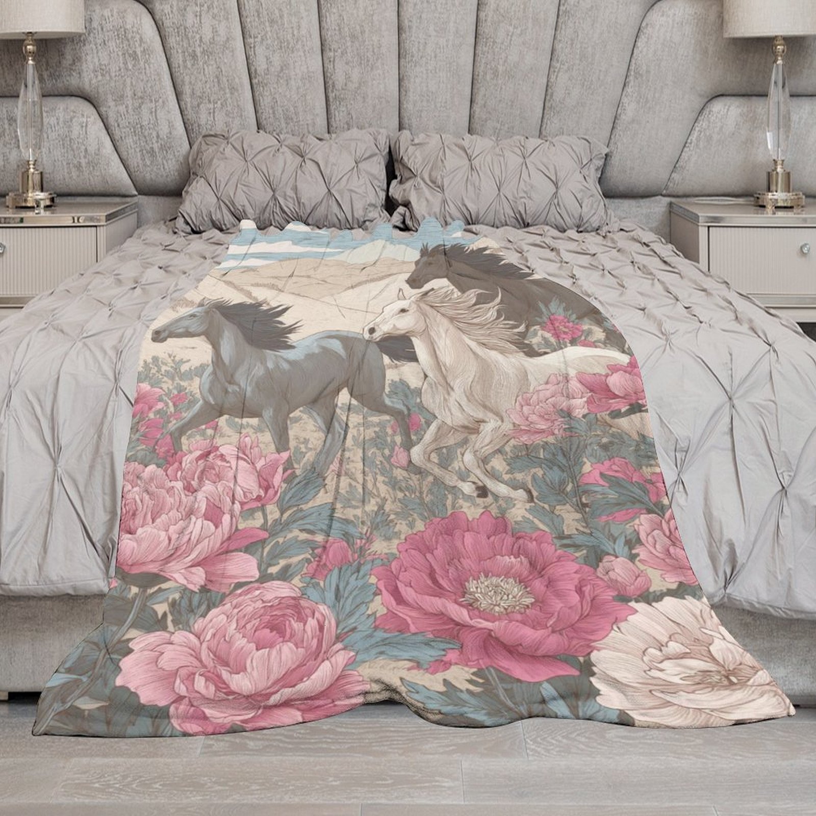 Custom H Designer Horse blanket blanket throw cashmere vibration blanket copert Home Travel Throw Summer Air Conditioner Beach home bedding blankets t