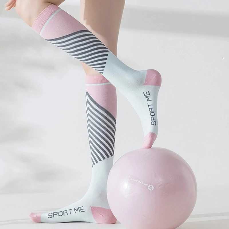 1 Pair Sports Fitness Running Compression Socks Elastic Calf Socks Y251024