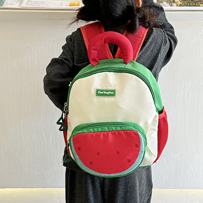 Designer Children's Backpack New Cute Creative Fruit Leisure Multi functional Bag Korean Style Leisure Multi functional Backpack