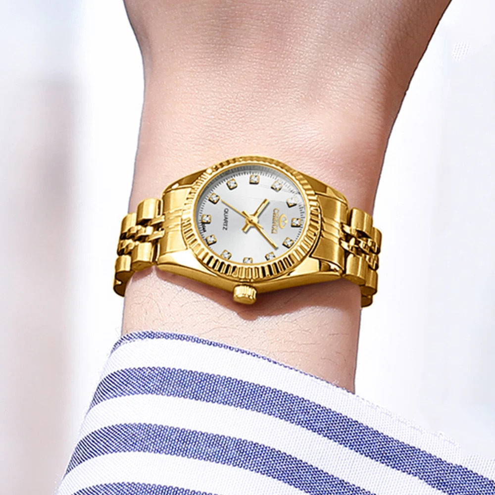 CHENXI Super Womens Watch Quartz Golden Stainless Steel Small Dial Charm Dress Trendy Wristwatch for Fashion La 251021