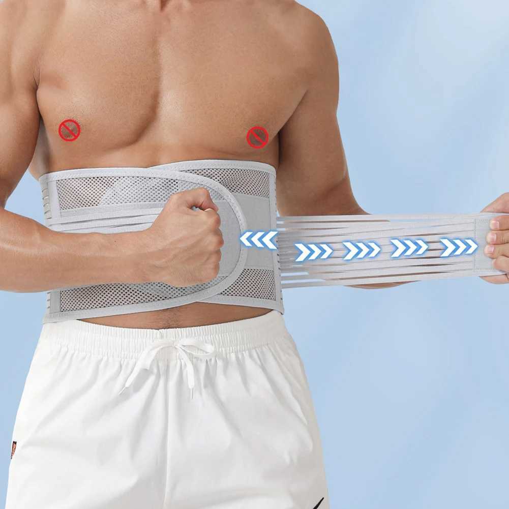Lumbar Support Belt Spine Support Corset Ergonomic Back Support Belt Breathable Waist Brace Adjustable for Work Y251025