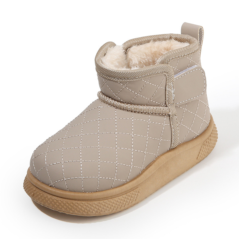 Boys Girls Snow Boots for Kids Toddler Plush Short Boots Children Infant Outdoor Shoes Kidsnest Boots Waterproof Anti Slip Sizes 21 - 32 K1193