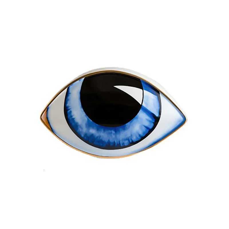 Nordic Style Ceramic Devils Eye He Decor Eye Abstract Ornament Scpture Statues Study Ro Abstract Decoration Gift Giving Y251025