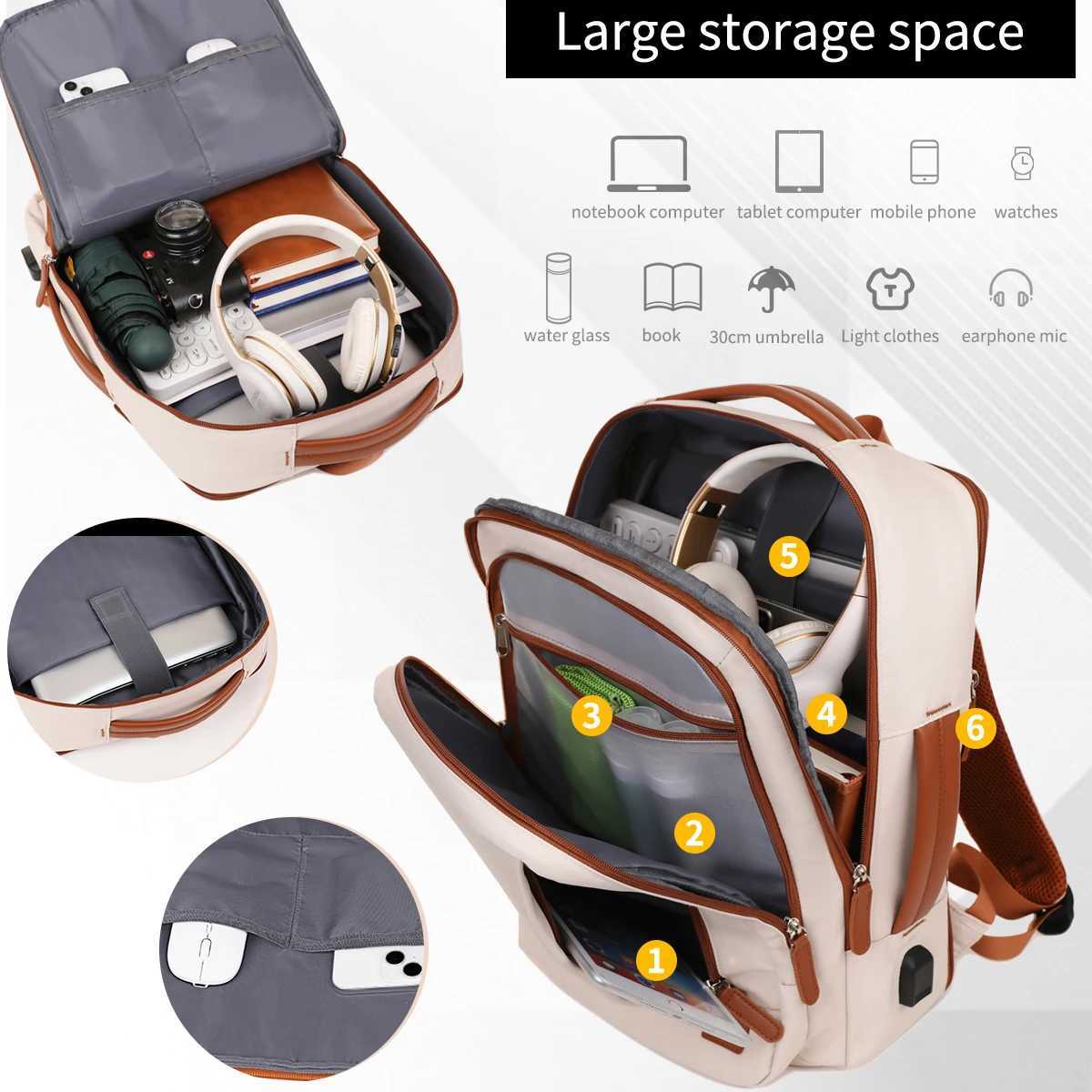 The New Unisex Backpack for ShortDistance Business Trips Lightweight Travel Bag Computer School Bag Storage Bag Combination W251025