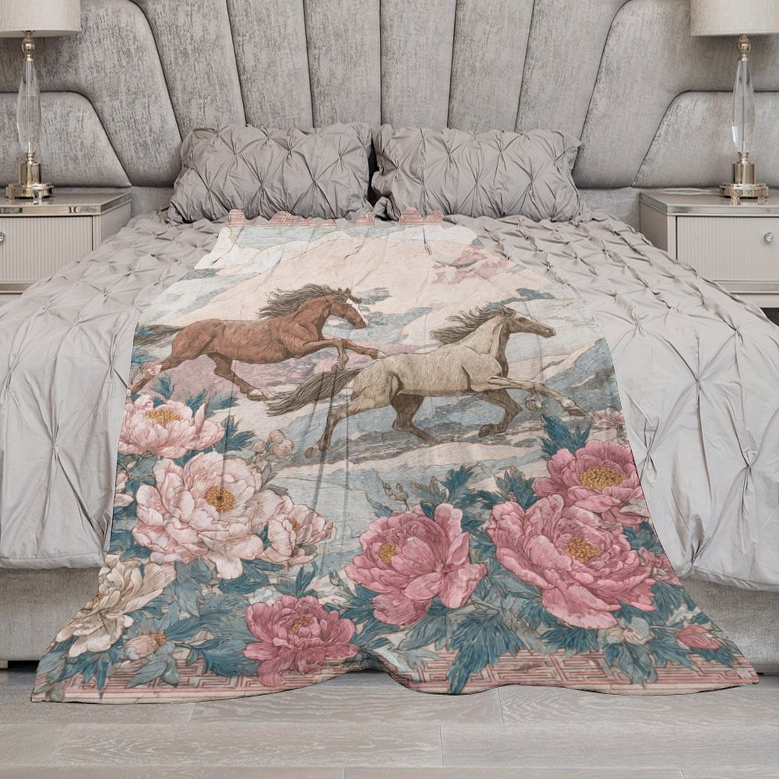 H Designer Horse blanket blanket throw cashmere vibration blanket copert Home Travel Throw Summer Air Conditioner Beach home bedding blankets throws H