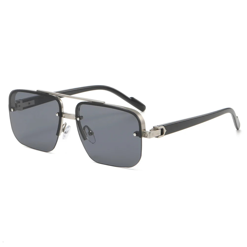 Mens Sunglasses Women Square Gradient Sun Glasses Double Bridge Oversized Female Shades Eyewear Antiglare UV400 251023