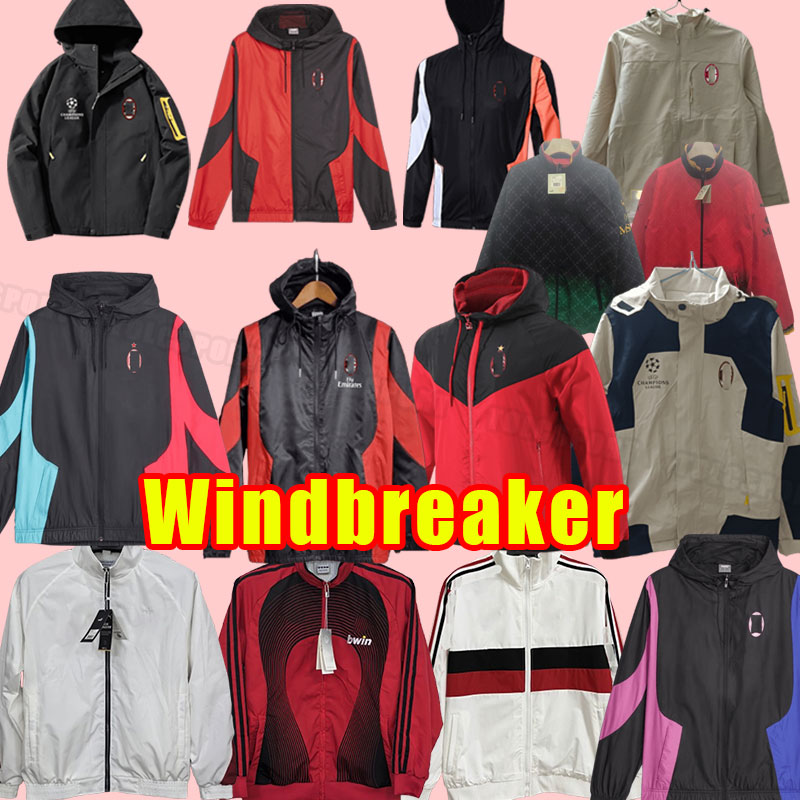 AC MILANss Windbreaker IBRAHIMOVIC 25 26 soccer TRACKSUITS AC GIROUD R. LEAO BENNACER KESSIE ROMAGNOLI CALHANOGLU TONALI REBIC 2025 2026 football long sleeve