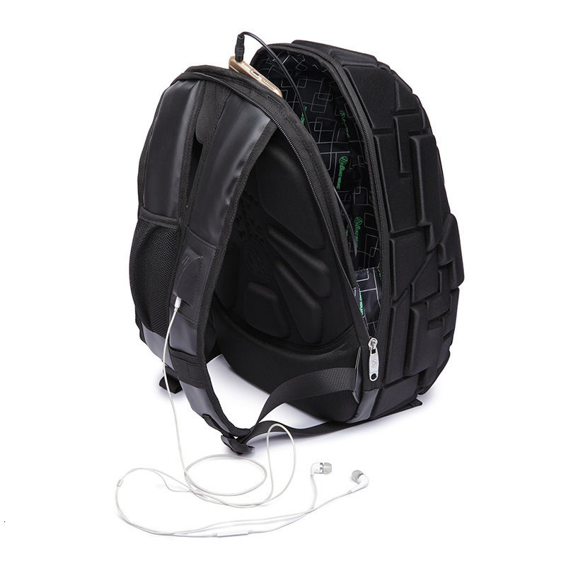 New hot selling fashionable turtle shell backpack personalized men's backpack outdoor new student backpack