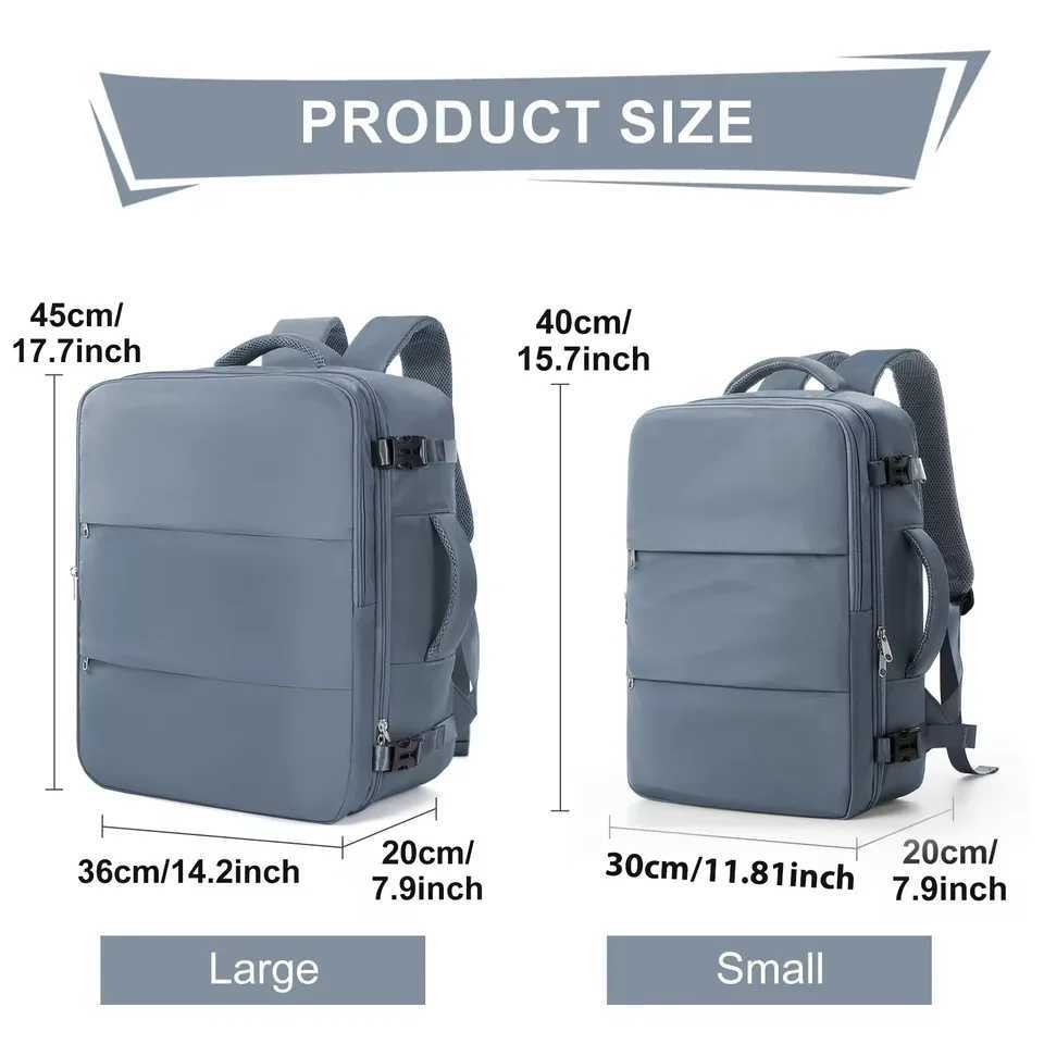 Ryanair 40x30x20 Travel Backpack Cabin Airplane Easyjet 45x36x20 Suitcases Waterproof Backpack Laptop Packbag Cabin Luggage Bag W251025