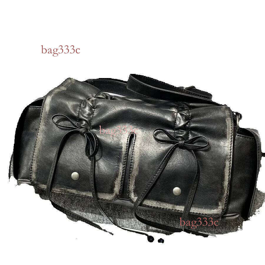 Korean Fashion Versatile Multi-Pocket Drawstring Pleated High-End Handbag Shoulder Trendy Handheld Bag Cowhide Woven Bag