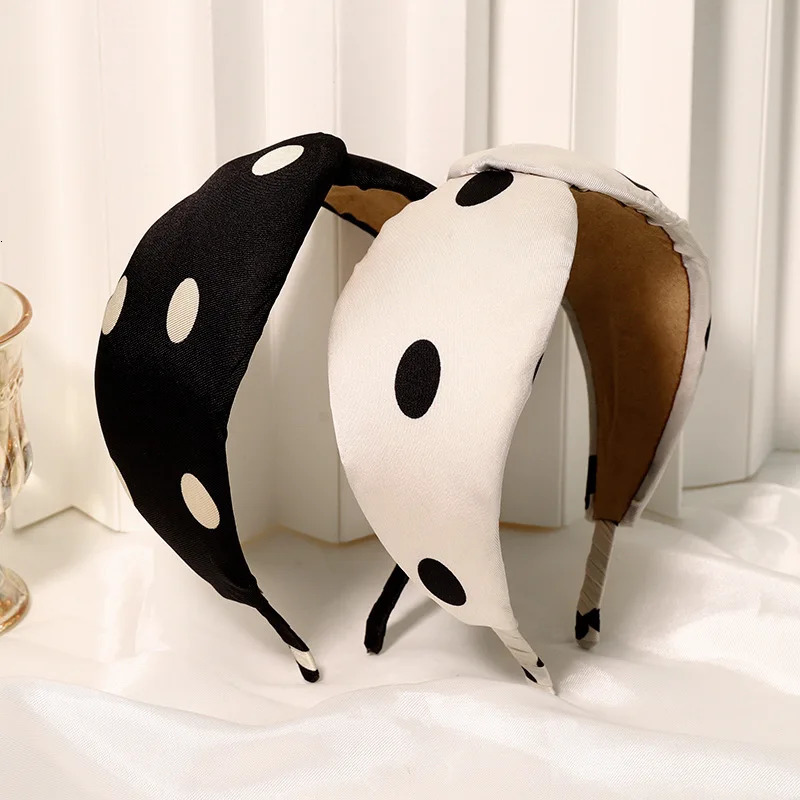 Vintage Hair Ornament Wide Headband All Match Hair Accessories Outdoor Headwear Cross Hairband Women Face Wash Head Band 251023