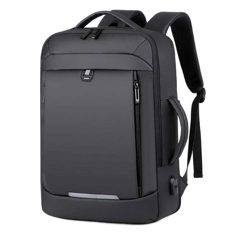 17 Inch Business Laptop Backpack Waterproof Notebook For Men School Book Bag Expandable Multifunction USB Charging Man Backpacks W251025