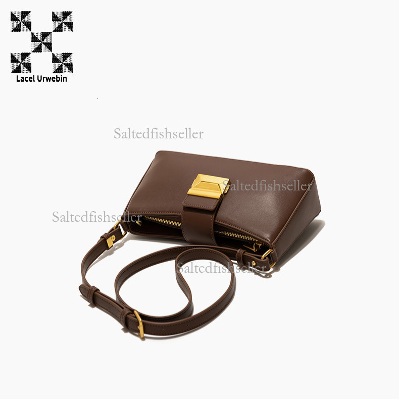 Lacel Urwebin Designer Women's New French Underarm Bag Luxury Commuter Shoulder Cross Shoulder Business Bag Large Capacity Trendy Brand Metal But