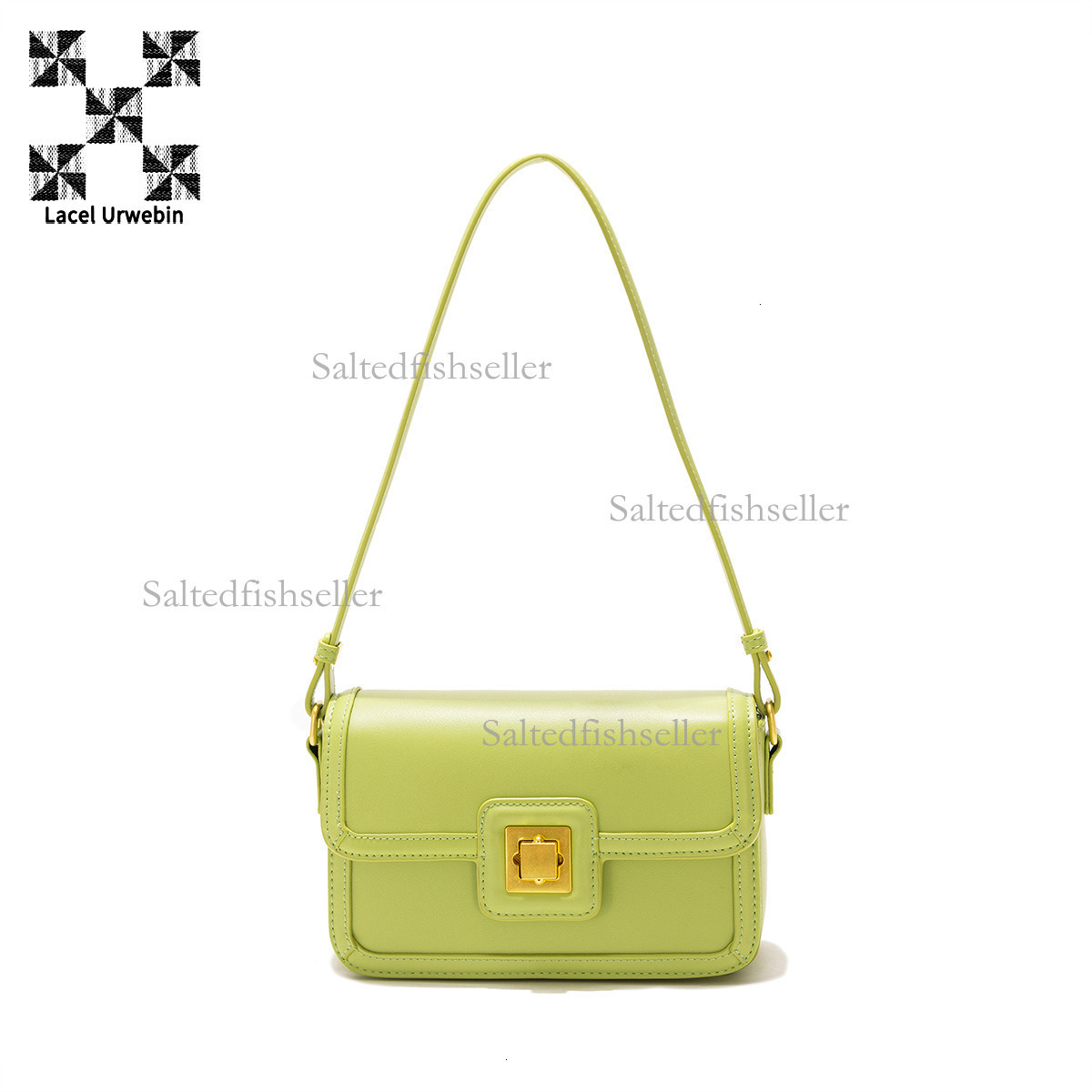 Lacel Urwebin Designer Luxury Women's Handbag Summer New Fashion Commuter Single Shoulder Crossbody Bag Versatile Underarm Small Square Bag Trend