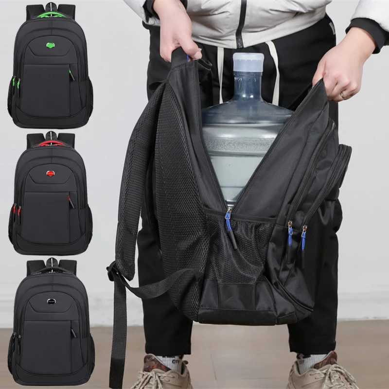 Mens Backpack Oxford Waterproof Backpack Business Computer Bag Leisure Travel Backpack High School Student Backpack W251025