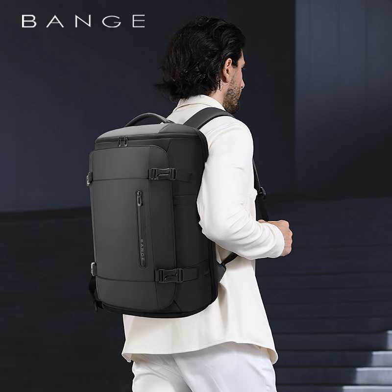 BANGE Carry On Backpack Cabin Bag Travel Backpack for Men Shoes Handle Luggage Leisure Laptop Backpack mochila para viaje cabina W251025
