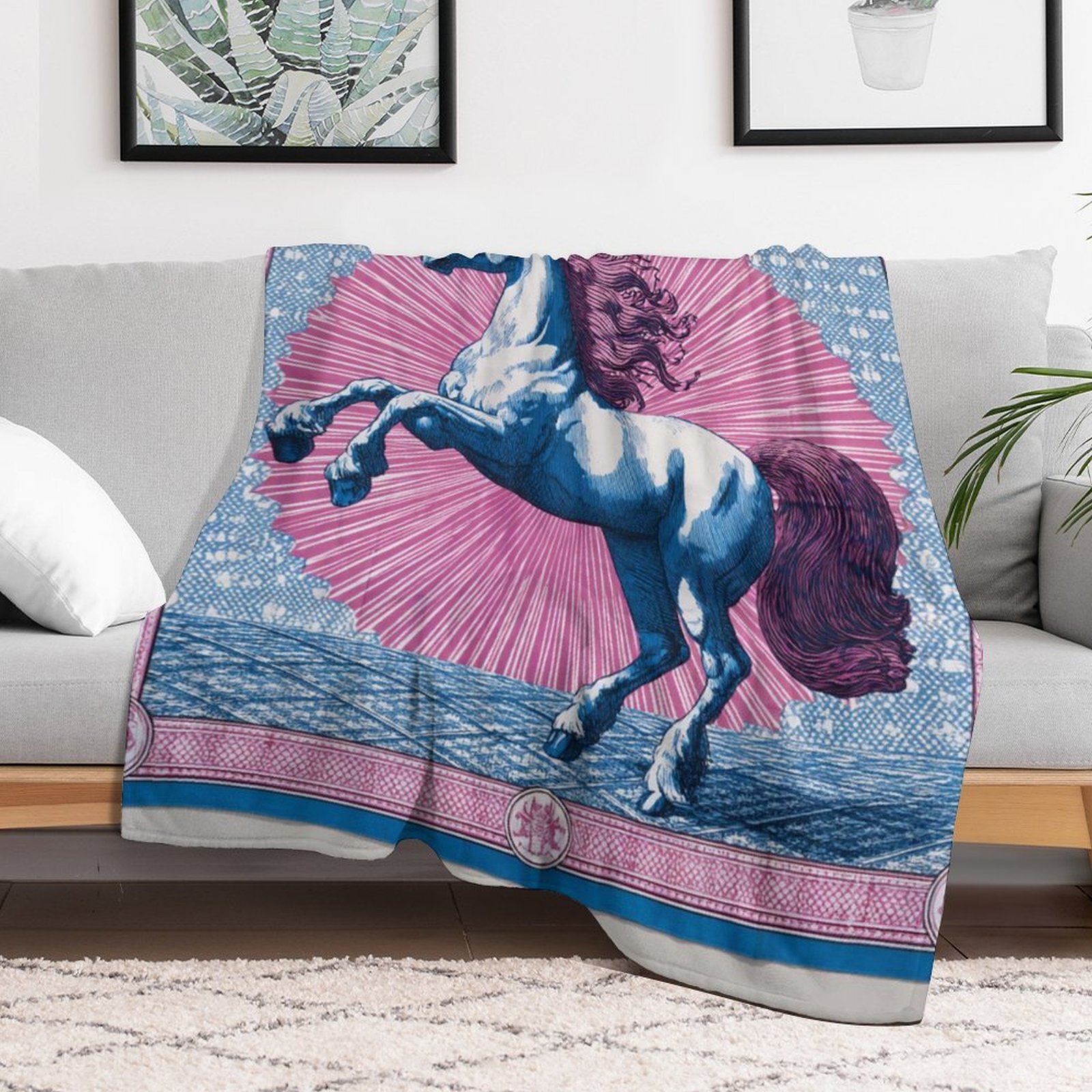 H Designer Horse blanket blanket throw cashmere vibration blanket copert Home Travel Throw Summer Air Conditioner Beach home bedding blankets throws H