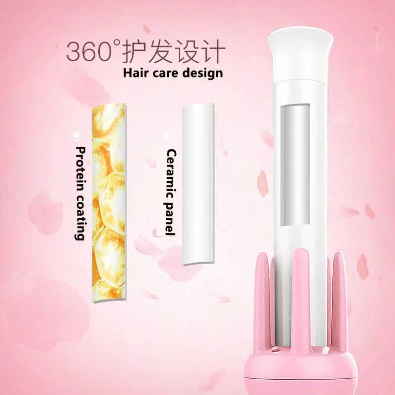 Automatic Hair Curling Iron Spiral Curling Wand Rotating Hair Curler Roller Spin Curly Tong Waver Hair Crimper Hair Styling ToolL251025