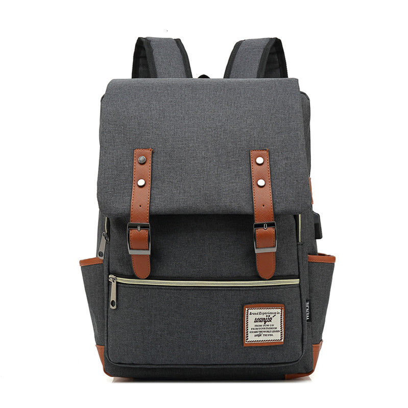 New designer personalized retro neutral outdoor canvas large travel backpack fashionable backpack