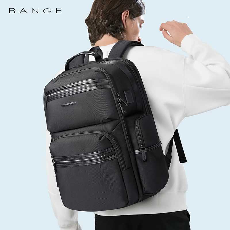 BANGE AntiTheft 156 inch Laptop Backpack for Men School Bags Waterproof Business Travelling Backpacks with USB Charger Port W251025