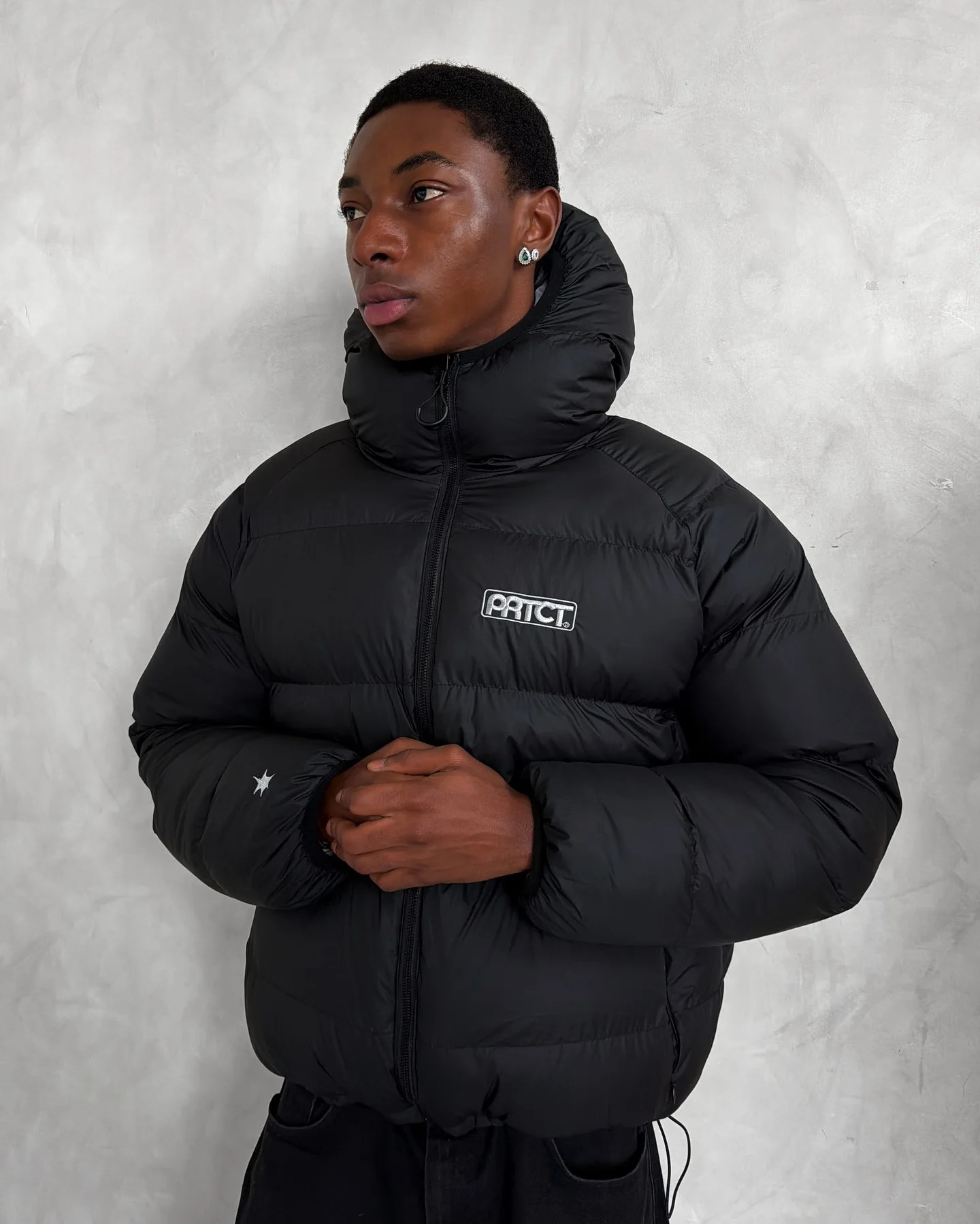 PROTECT Winter Mens Down Jacket Thicken Warm HoodIie Y2k Reversible Double Sided Zipper Coats Casual Fleece Padded Men Clothing 251020